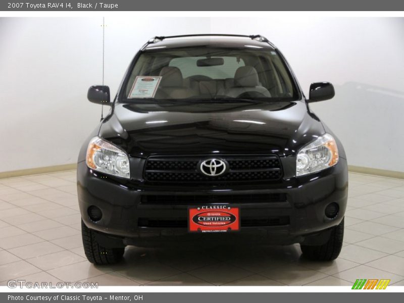 Black / Taupe 2007 Toyota RAV4 I4
