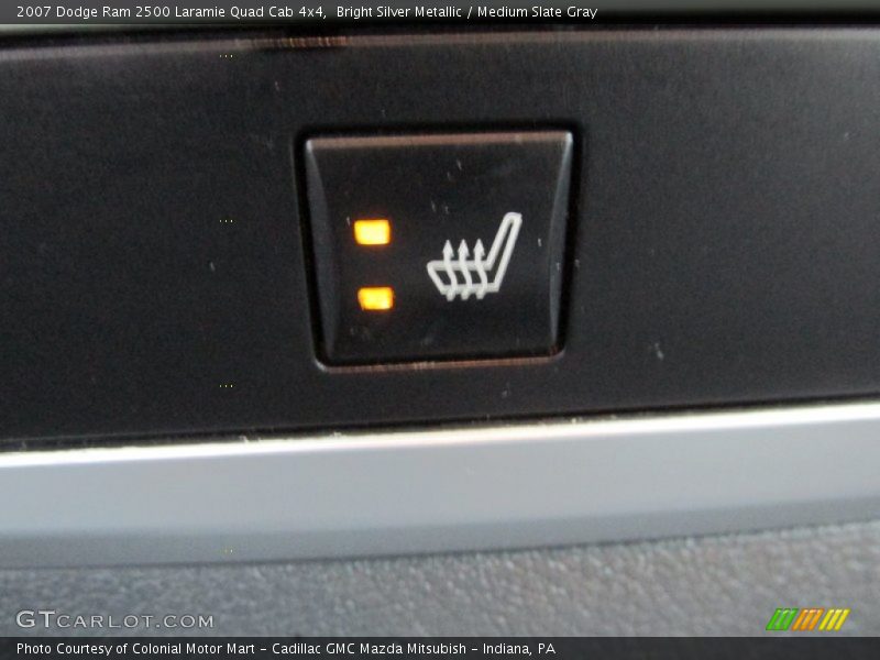 Bright Silver Metallic / Medium Slate Gray 2007 Dodge Ram 2500 Laramie Quad Cab 4x4