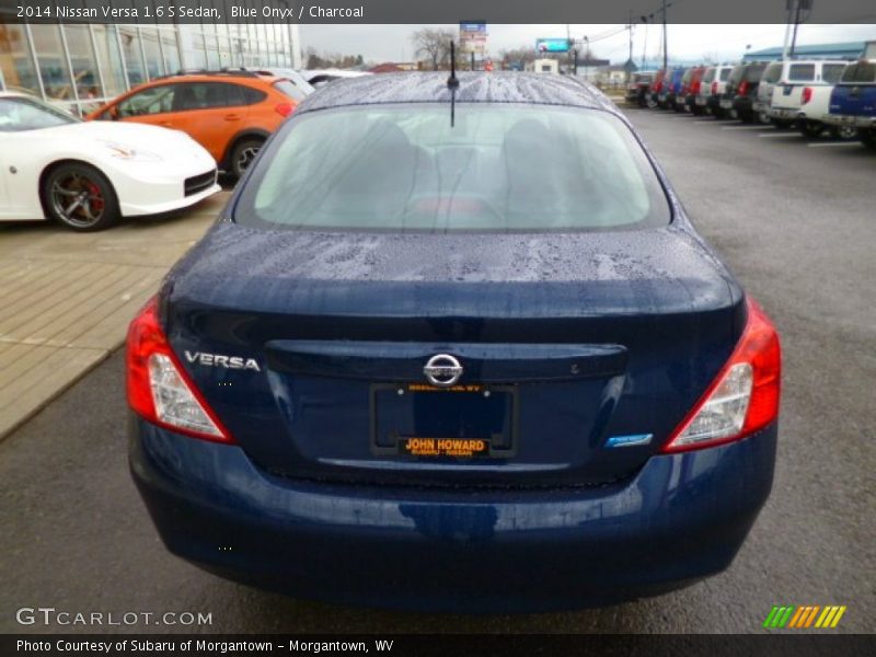 Blue Onyx / Charcoal 2014 Nissan Versa 1.6 S Sedan