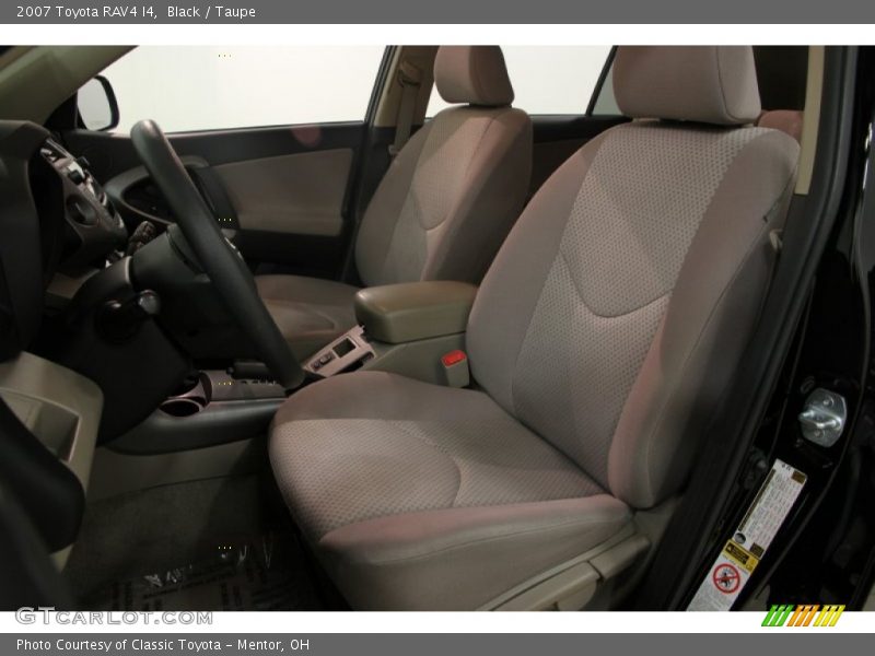 Black / Taupe 2007 Toyota RAV4 I4