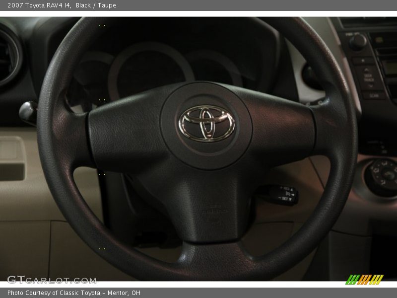 Black / Taupe 2007 Toyota RAV4 I4
