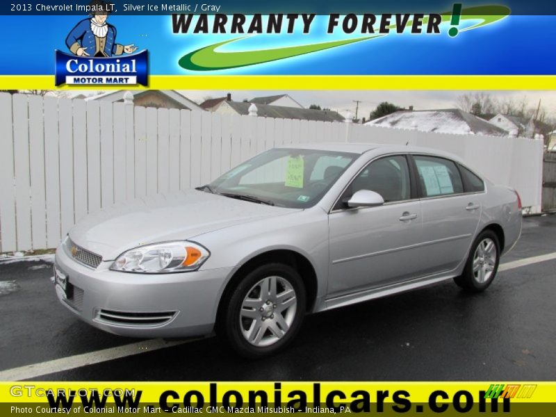 Silver Ice Metallic / Gray 2013 Chevrolet Impala LT