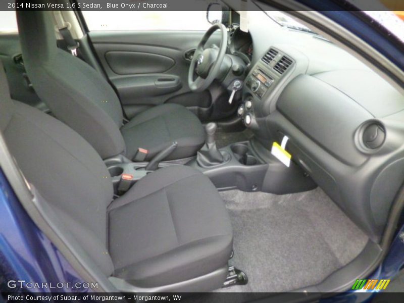 Blue Onyx / Charcoal 2014 Nissan Versa 1.6 S Sedan