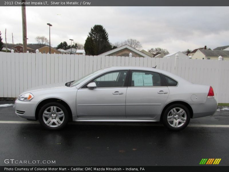 Silver Ice Metallic / Gray 2013 Chevrolet Impala LT