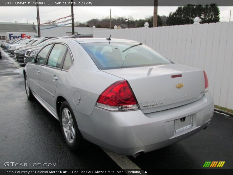 Silver Ice Metallic / Gray 2013 Chevrolet Impala LT