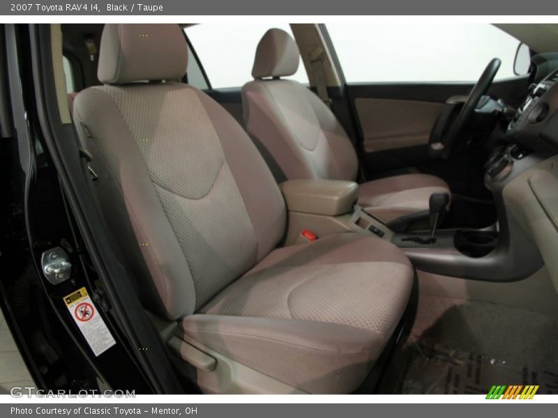 Black / Taupe 2007 Toyota RAV4 I4