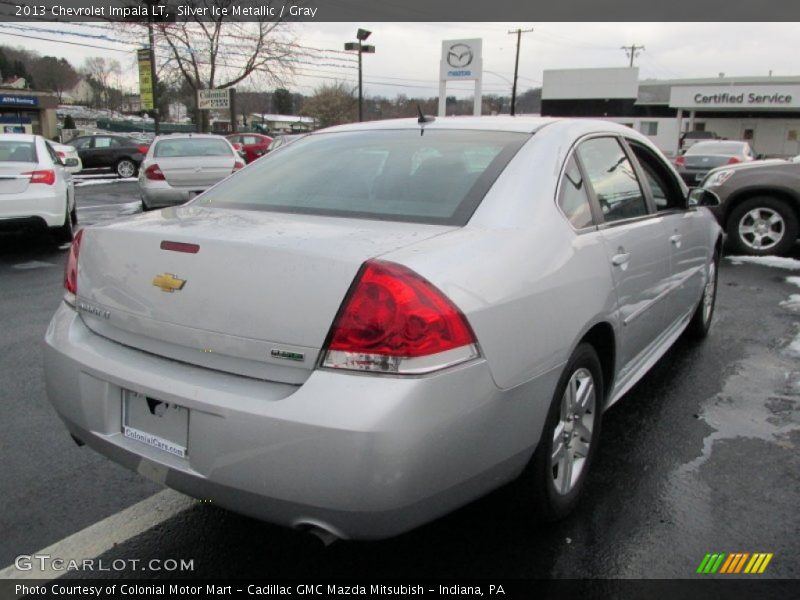 Silver Ice Metallic / Gray 2013 Chevrolet Impala LT