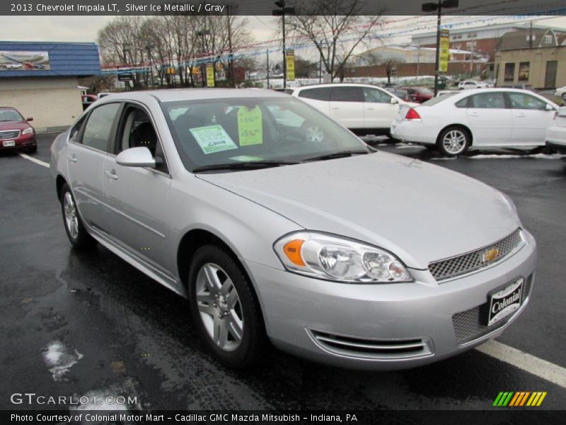 Silver Ice Metallic / Gray 2013 Chevrolet Impala LT