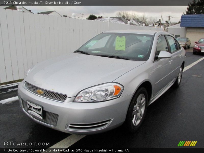 Silver Ice Metallic / Gray 2013 Chevrolet Impala LT