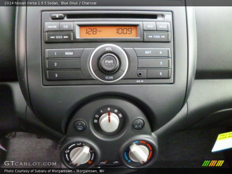 Blue Onyx / Charcoal 2014 Nissan Versa 1.6 S Sedan