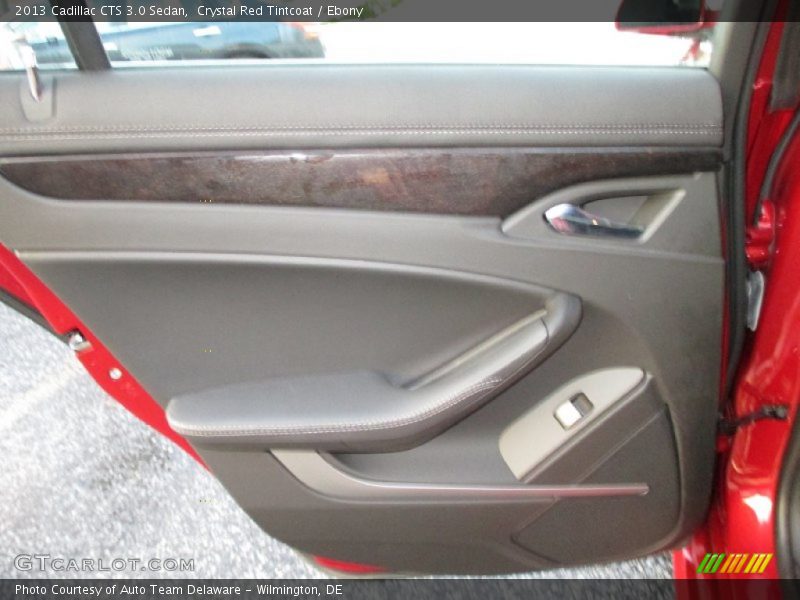 Crystal Red Tintcoat / Ebony 2013 Cadillac CTS 3.0 Sedan