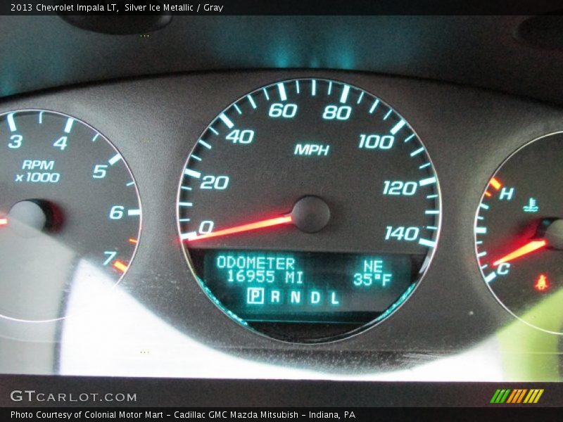 Silver Ice Metallic / Gray 2013 Chevrolet Impala LT