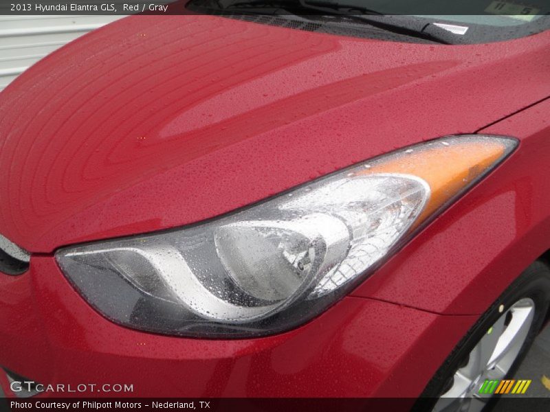 Red / Gray 2013 Hyundai Elantra GLS