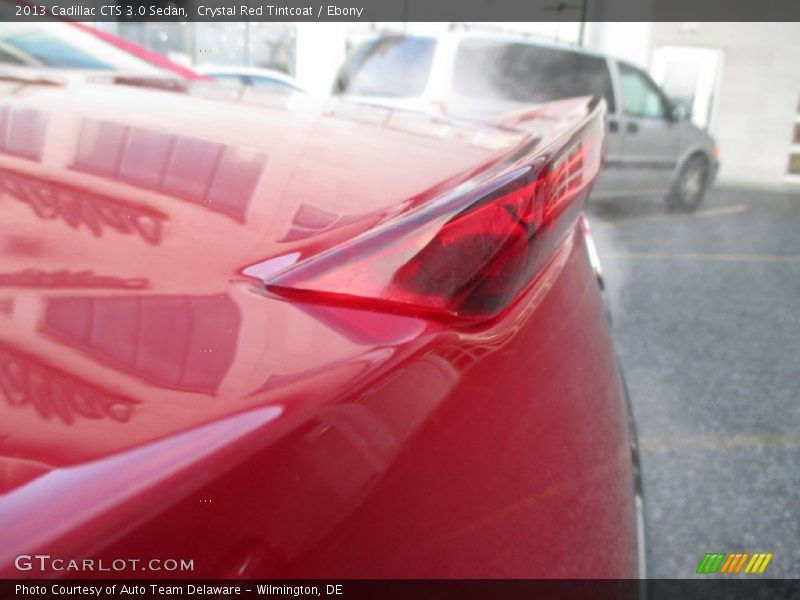 Crystal Red Tintcoat / Ebony 2013 Cadillac CTS 3.0 Sedan