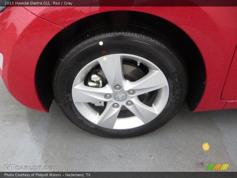 Red / Gray 2013 Hyundai Elantra GLS