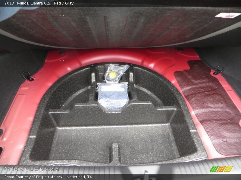 Red / Gray 2013 Hyundai Elantra GLS