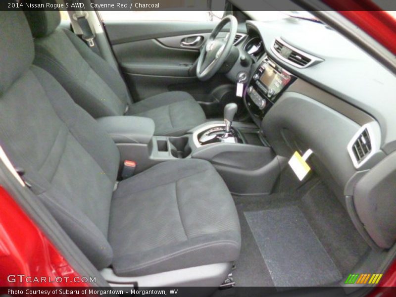 Front Seat of 2014 Rogue S AWD