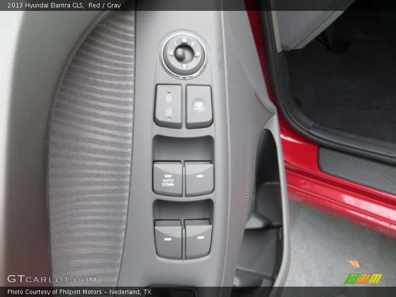 Red / Gray 2013 Hyundai Elantra GLS