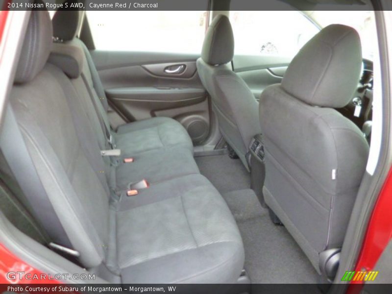 Rear Seat of 2014 Rogue S AWD