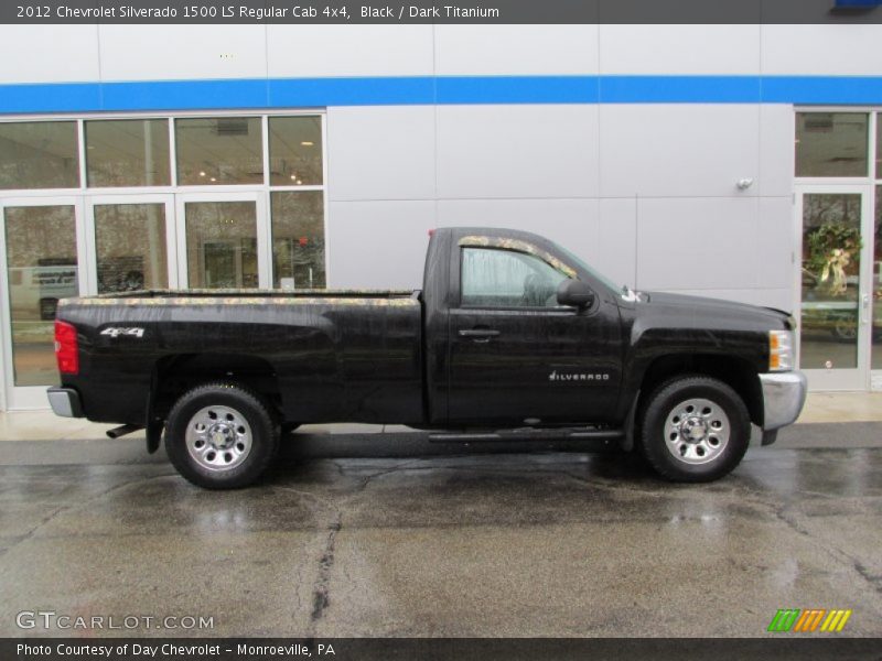 Black / Dark Titanium 2012 Chevrolet Silverado 1500 LS Regular Cab 4x4
