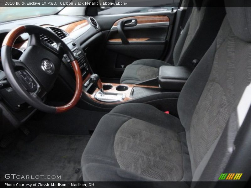 Carbon Black Metallic / Ebony/Ebony 2010 Buick Enclave CX AWD