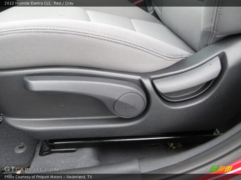 Red / Gray 2013 Hyundai Elantra GLS