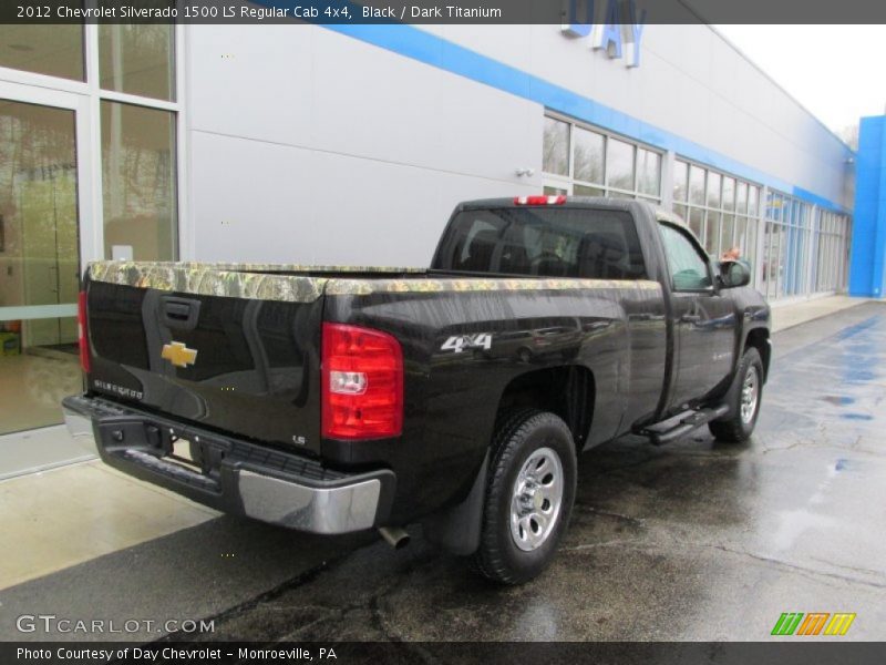Black / Dark Titanium 2012 Chevrolet Silverado 1500 LS Regular Cab 4x4