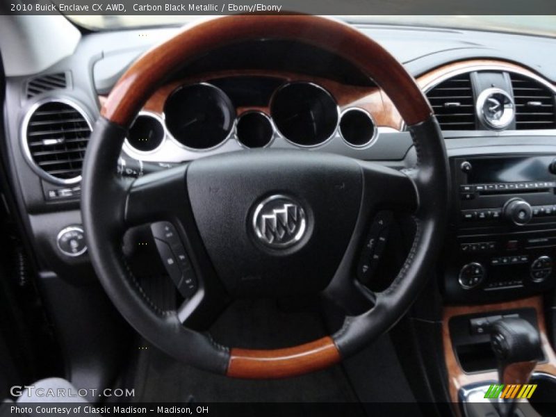 Carbon Black Metallic / Ebony/Ebony 2010 Buick Enclave CX AWD