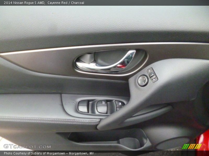 Cayenne Red / Charcoal 2014 Nissan Rogue S AWD