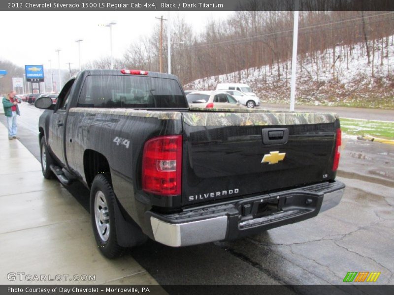 Black / Dark Titanium 2012 Chevrolet Silverado 1500 LS Regular Cab 4x4