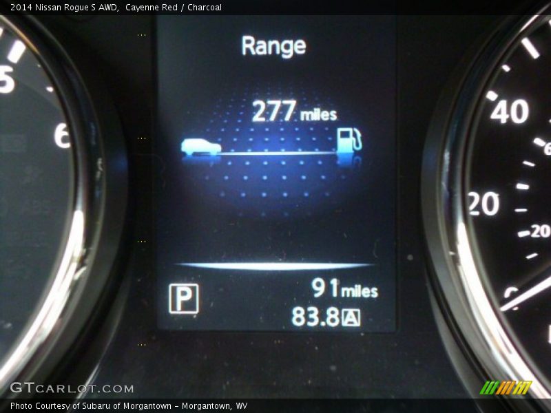 Cayenne Red / Charcoal 2014 Nissan Rogue S AWD