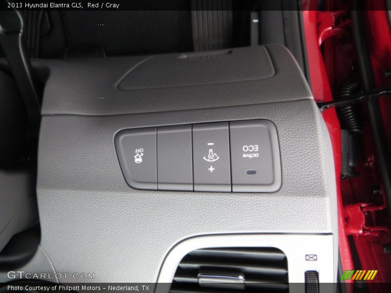 Red / Gray 2013 Hyundai Elantra GLS