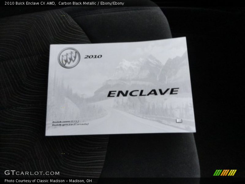 Carbon Black Metallic / Ebony/Ebony 2010 Buick Enclave CX AWD