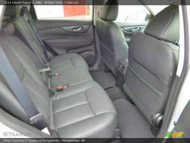 Rear Seat of 2014 Rogue SL AWD