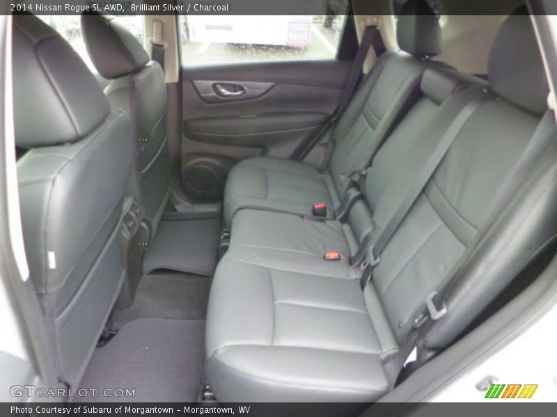 Rear Seat of 2014 Rogue SL AWD
