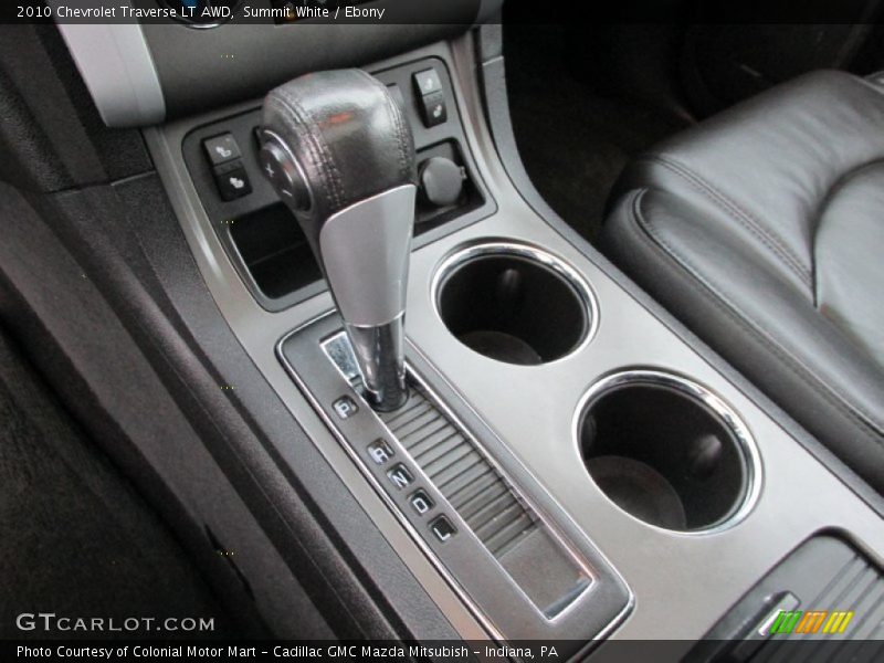 Summit White / Ebony 2010 Chevrolet Traverse LT AWD