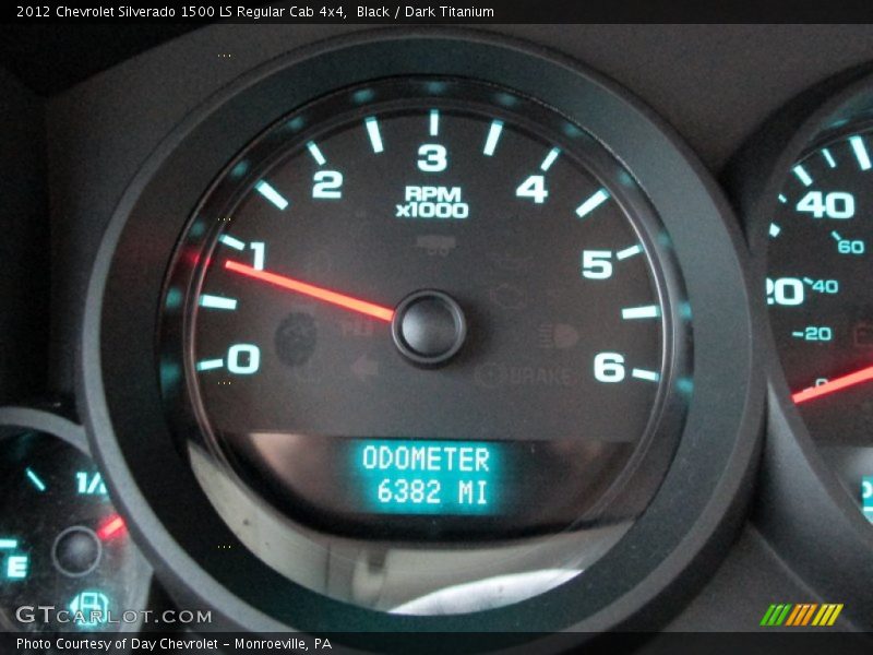 Black / Dark Titanium 2012 Chevrolet Silverado 1500 LS Regular Cab 4x4