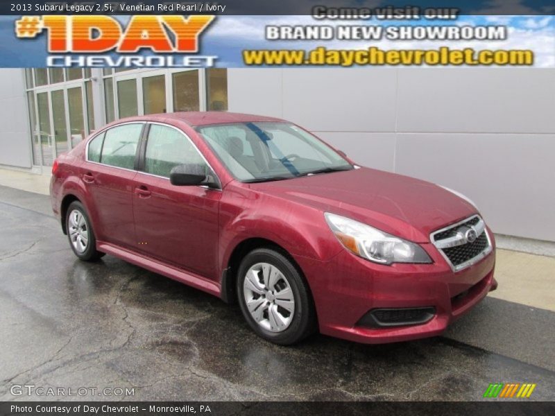 Venetian Red Pearl / Ivory 2013 Subaru Legacy 2.5i