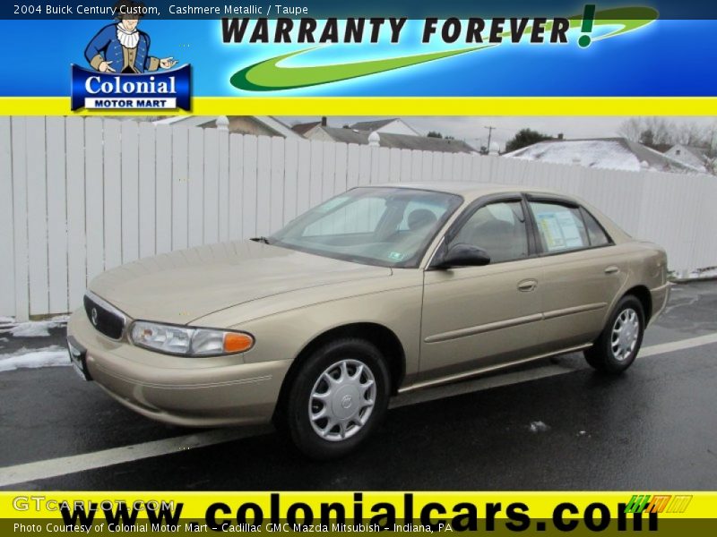 Cashmere Metallic / Taupe 2004 Buick Century Custom