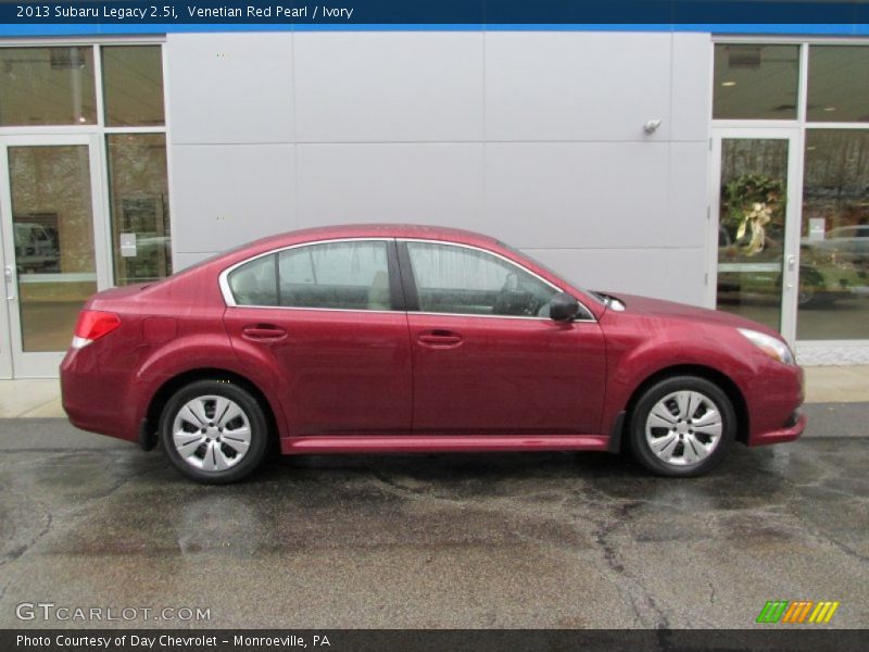 Venetian Red Pearl / Ivory 2013 Subaru Legacy 2.5i