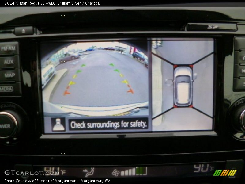 Brilliant Silver / Charcoal 2014 Nissan Rogue SL AWD