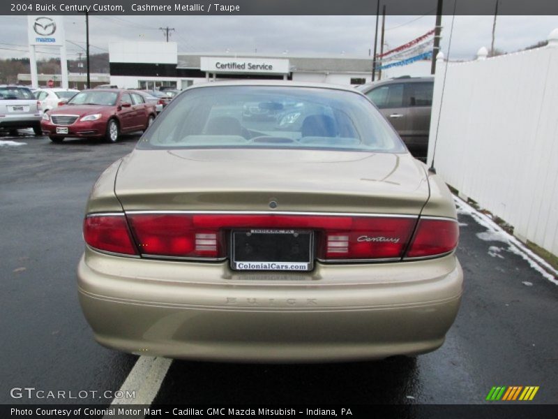 Cashmere Metallic / Taupe 2004 Buick Century Custom