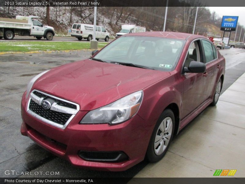 Venetian Red Pearl / Ivory 2013 Subaru Legacy 2.5i