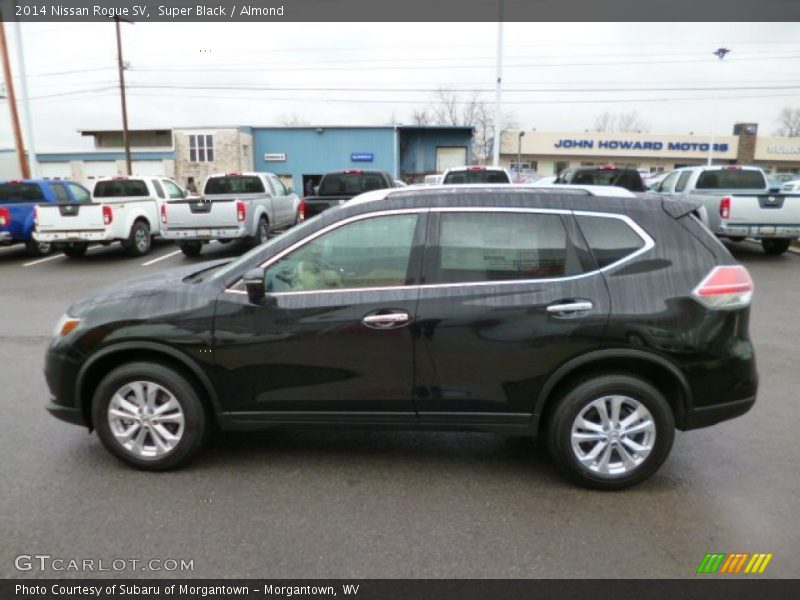 Super Black / Almond 2014 Nissan Rogue SV