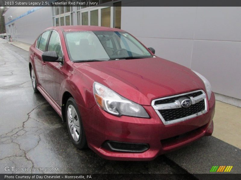 Venetian Red Pearl / Ivory 2013 Subaru Legacy 2.5i