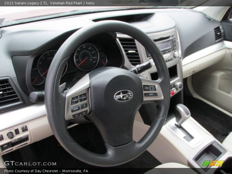 Venetian Red Pearl / Ivory 2013 Subaru Legacy 2.5i