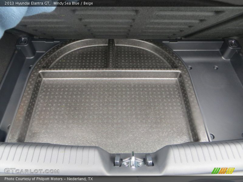 Windy Sea Blue / Beige 2013 Hyundai Elantra GT