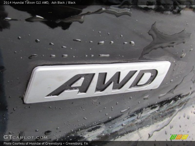Ash Black / Black 2014 Hyundai Tucson GLS AWD
