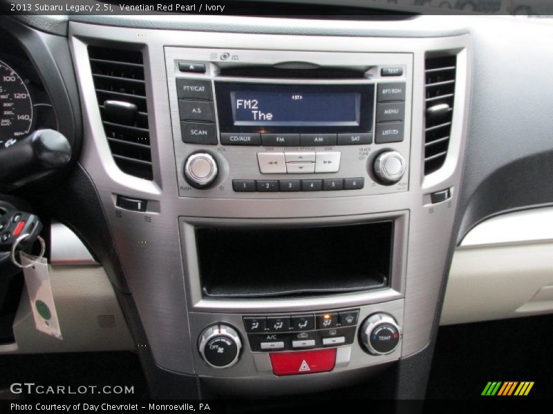 Venetian Red Pearl / Ivory 2013 Subaru Legacy 2.5i
