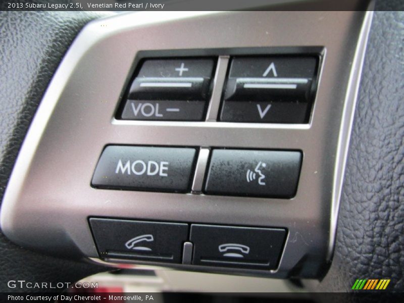 Venetian Red Pearl / Ivory 2013 Subaru Legacy 2.5i